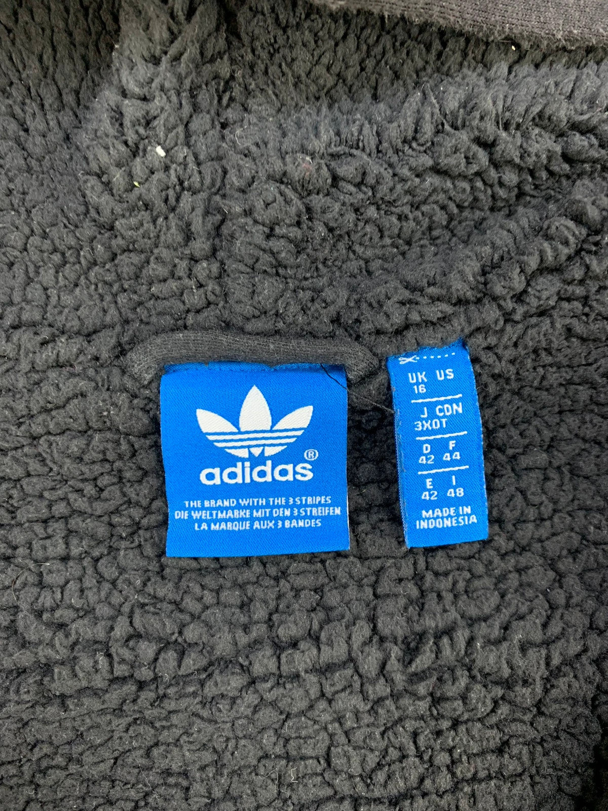 Adidas Teddy Kapuzenjacke Zipper Hoodie S - MonkeysVintage