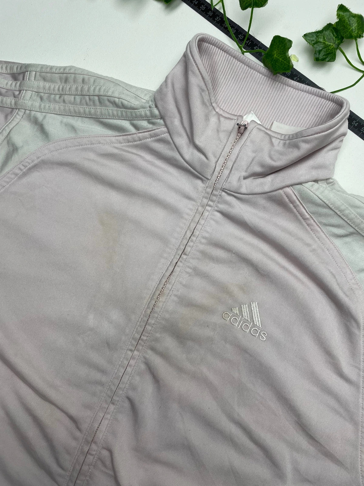 Adidas Vintage Zipper Sweatshirt Jacke L - MonkeysVintage