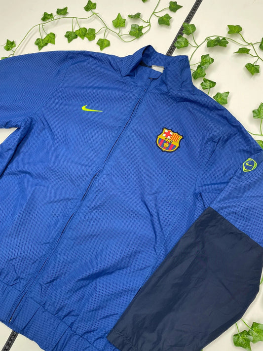 Nike x FC Barcelona Vintage Trackjacket Jacke S - MonkeysVintage