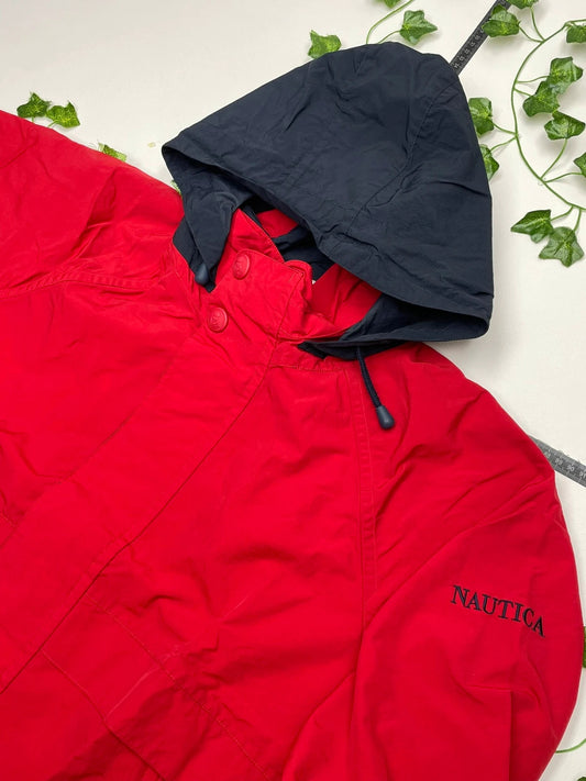 Nautica Vintage Windbreaker Jacke M - MonkeysVintage