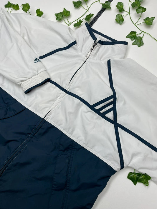 Adidas Vintage Windbreaker Jacke M - MonkeysVintage