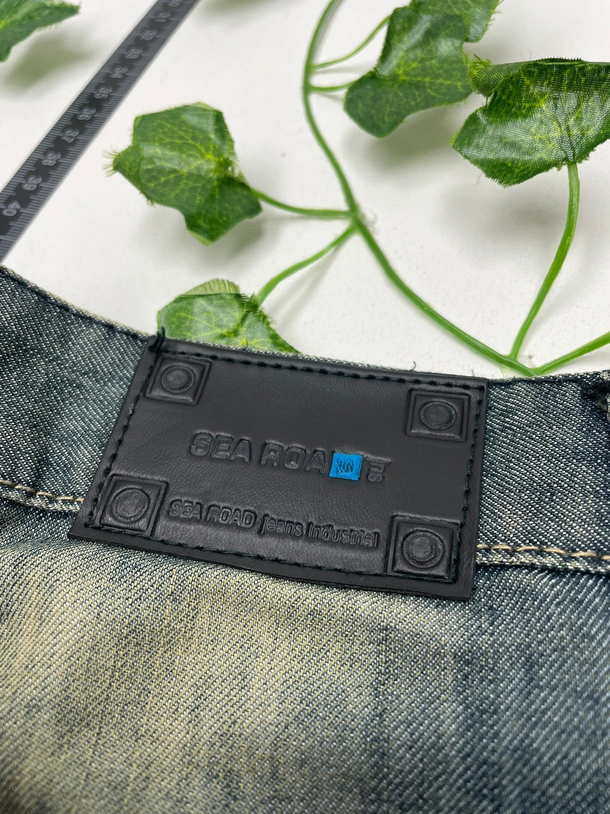 Sea Road Industrial Low Waist Flared Jeans M - MonkeysVintage