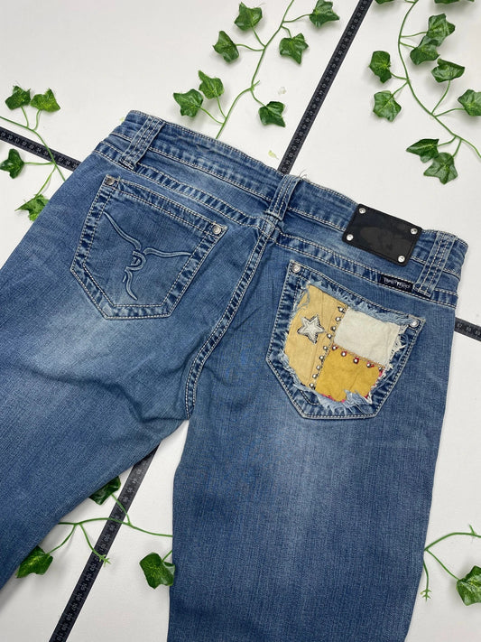 Trinity Ranch Vintage Low Waist Flared Jeans W33 L34 - MonkeysVintage