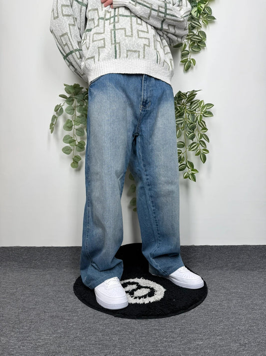 Sive Jungle & Co. Vintage Bestickte Hip Hop Baggy Jeans W42 L34 - MonkeysVintage