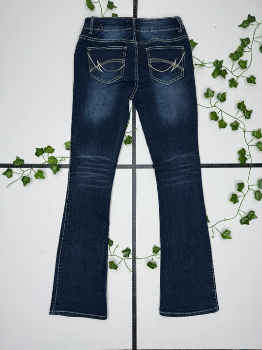 Tokyo Vintage Low Waist Bootcut Flared Jeans S - MonkeysVintage
