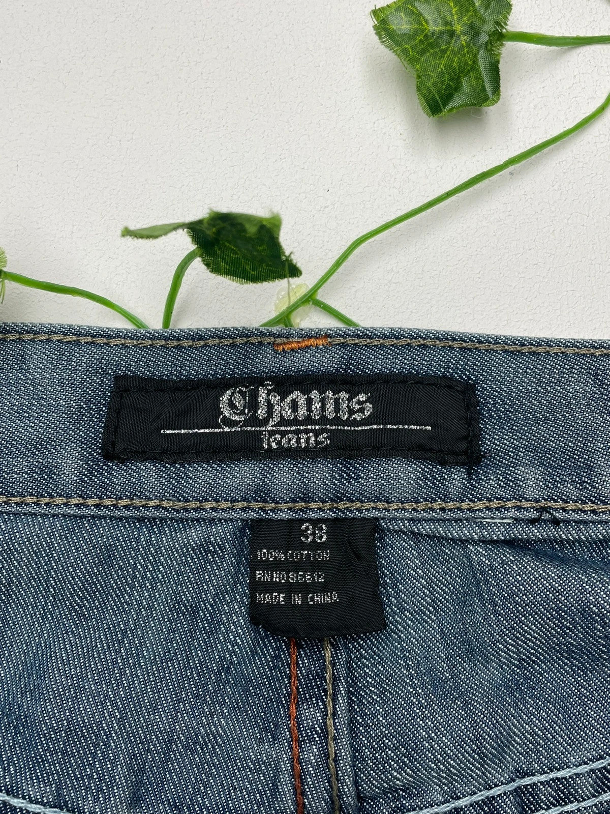Chams Denim Vintage Baggy Jeans Hip Hop W38 - MonkeysVintage