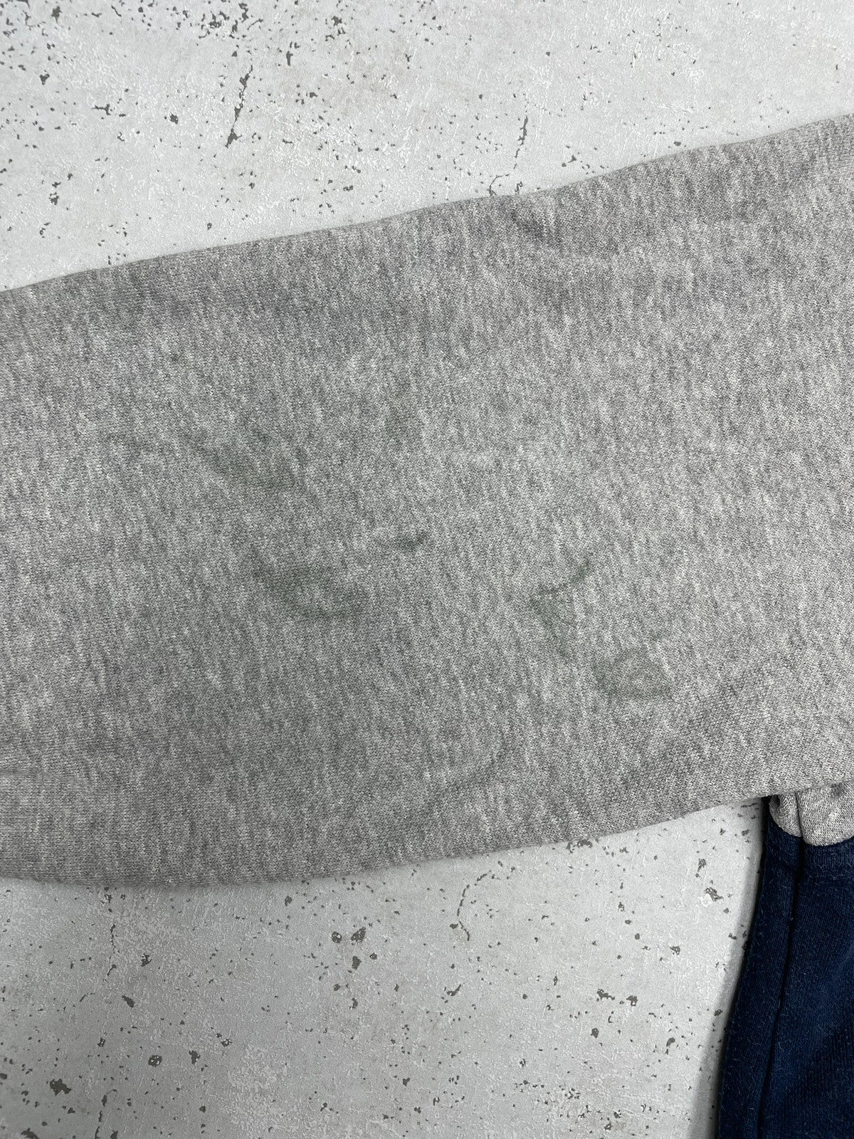 Nike Track Athletic Vintage Zipper Sweatshirt Blau Grau M - MonkeysVintage