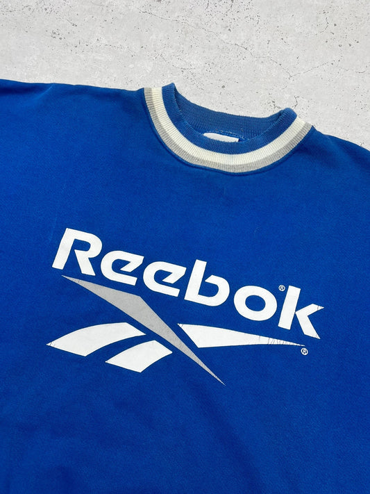 Reebok Vintage Sweatshirt Sweater Blau M - MonkeysVintage