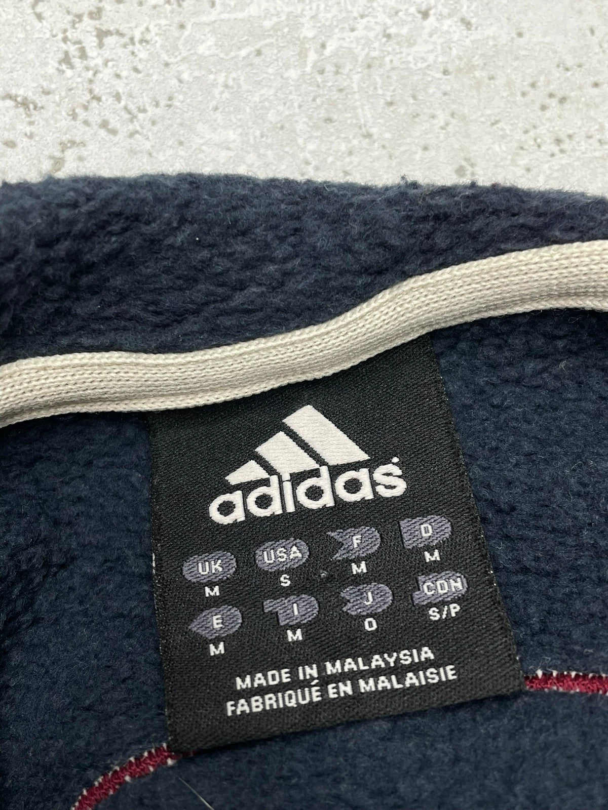 Adidas Vintage Y2K Hoodie Pullover Blau M - MonkeysVintage