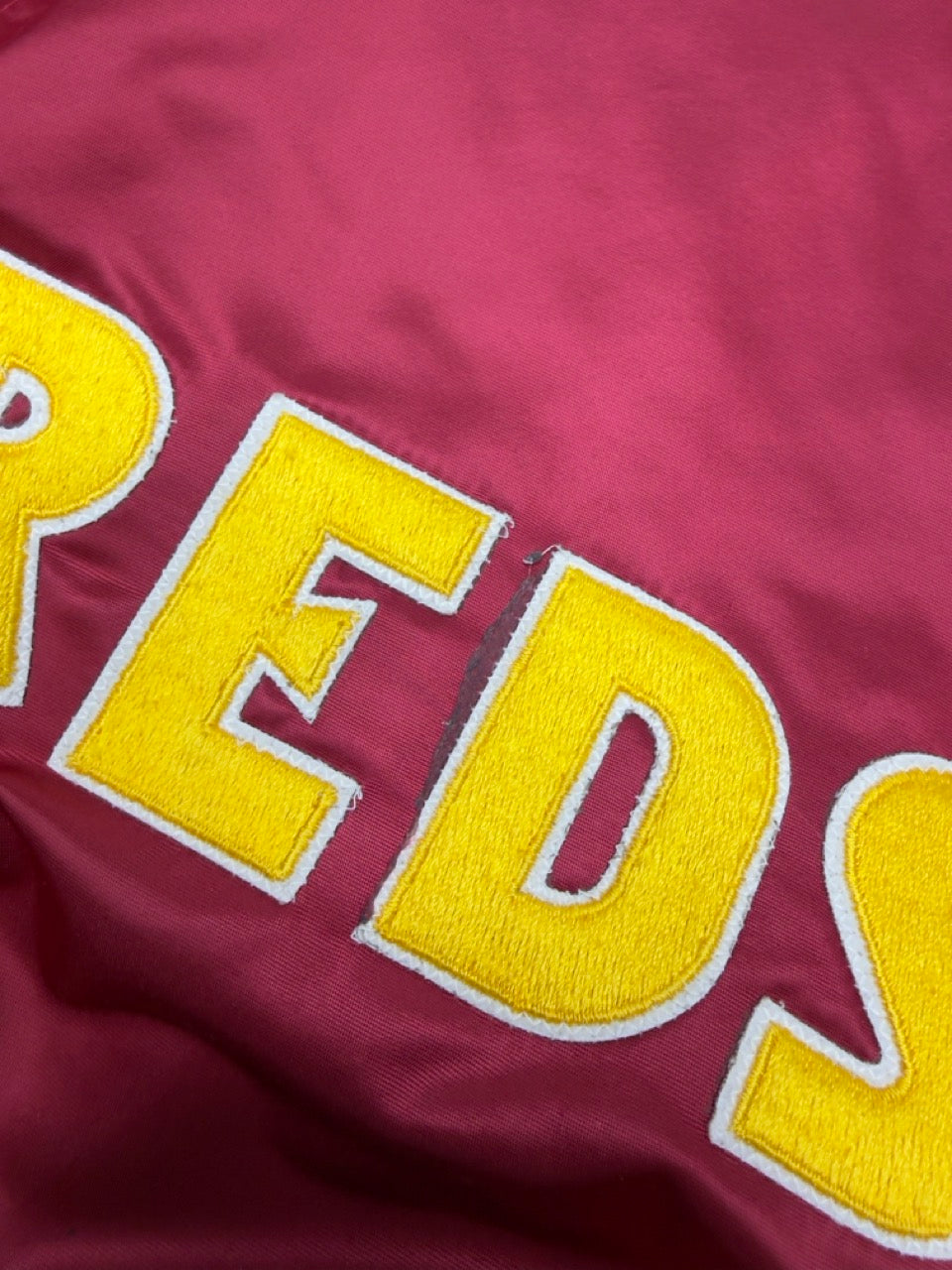 NFL x Starter Redskins 1980 vintage varsity Collegejacke Bomberjacke Jacke rot M L