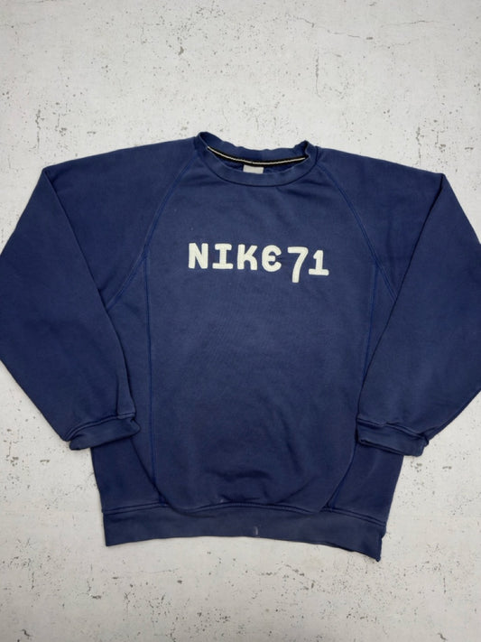 Nike Sweatshirt blau Vorderseite