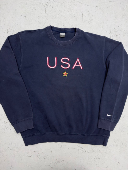 Nike Sweatshirt USA blau Vorderseite