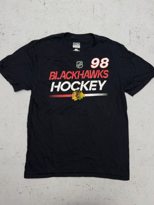 Fanatics Blackhawks T-Shirt schwarz Vorderseite