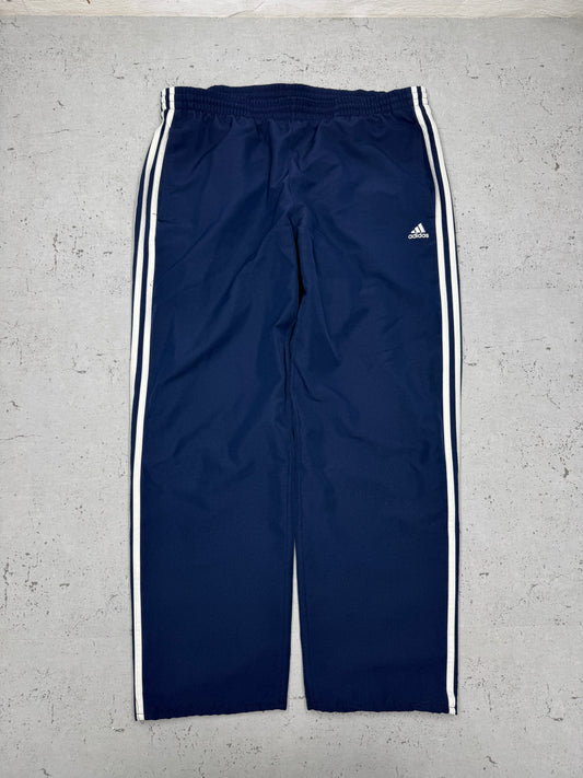 Adidas vintage Trackpants Three Stripes baggy Fit Jogginghose blau L