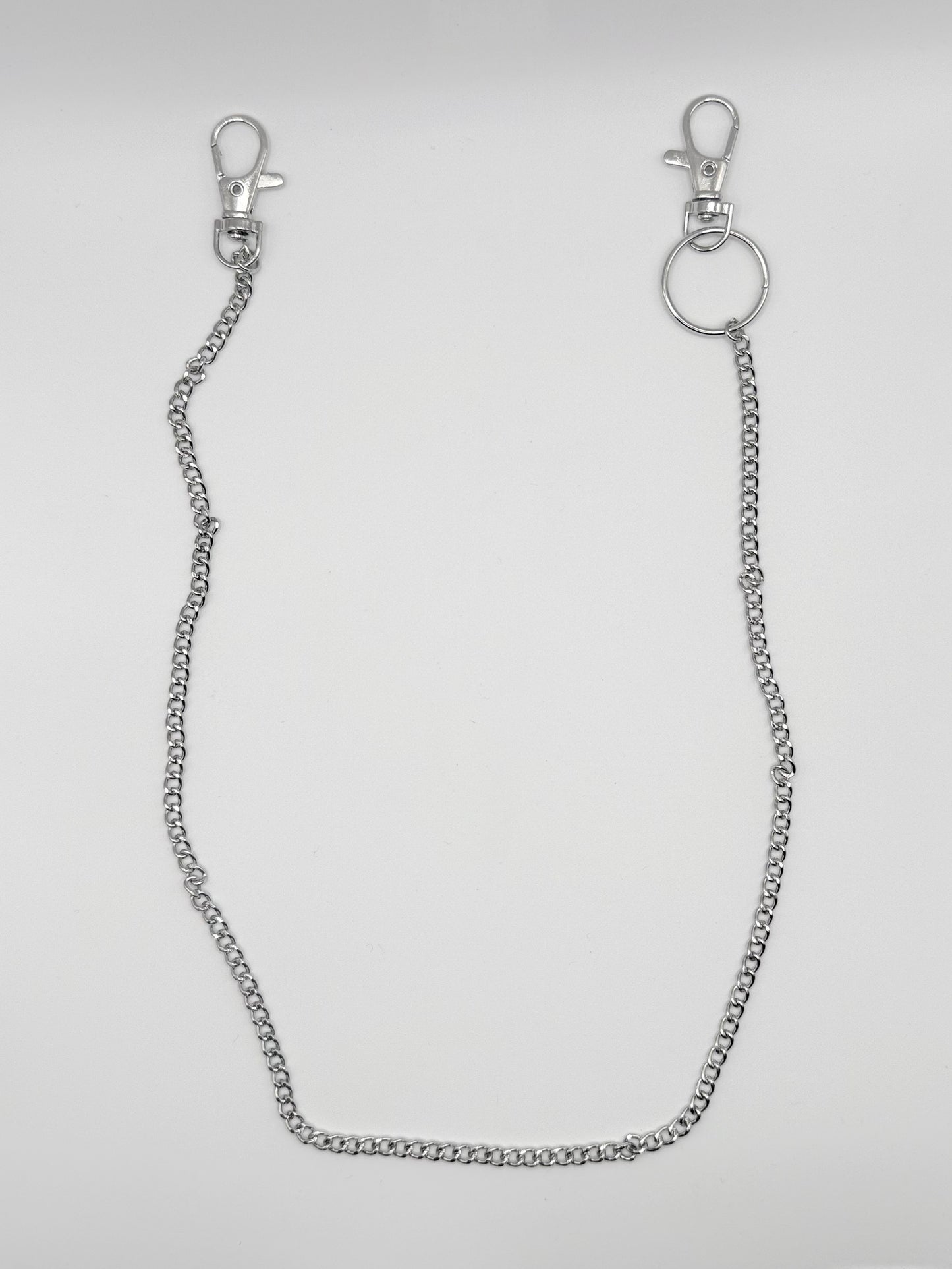 "Simple-Layer" silber Hosenkette Streetwear Y2K Accesoires Fashion Schmuck