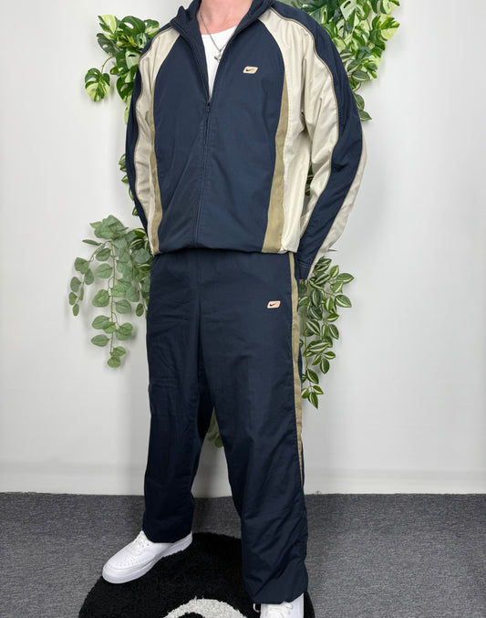 Nike Vintage Y2K Tracksuit 2teilig Trainingsanzug Hose + Jacke M