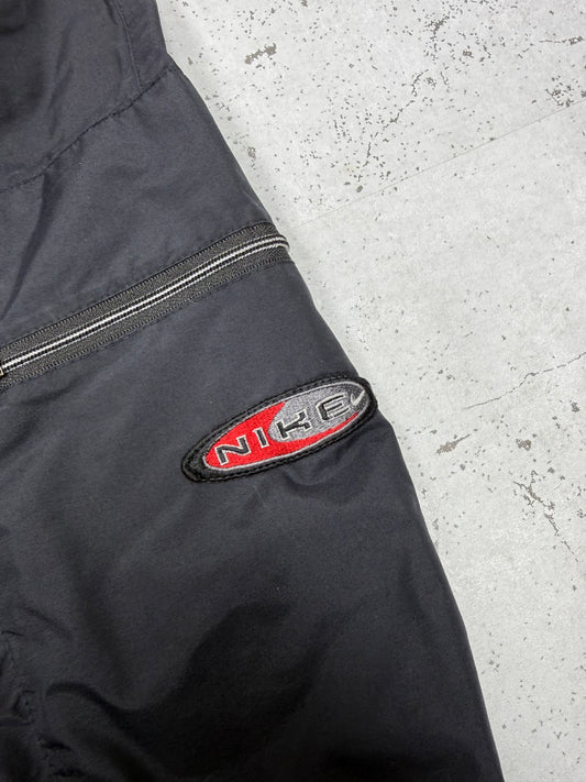 Nike vintage Trackpants Jogger Jogginghose streetwear baggy Fit schwarz XL