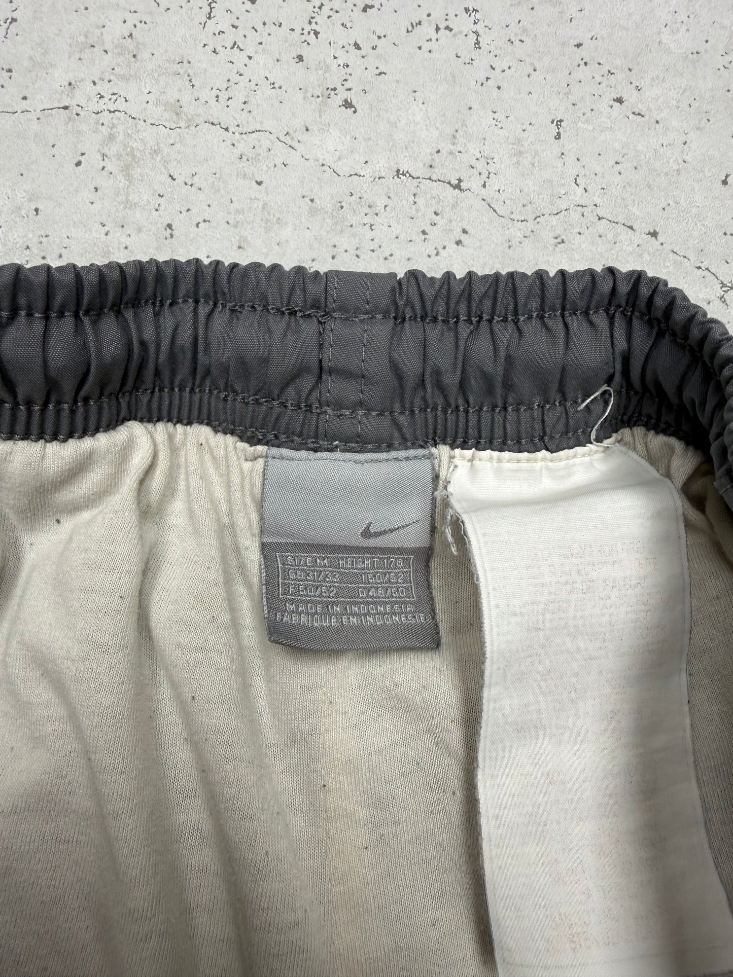Nike vintage Trackpants Jogger Jogginghose streetwear baggy Fit grau M