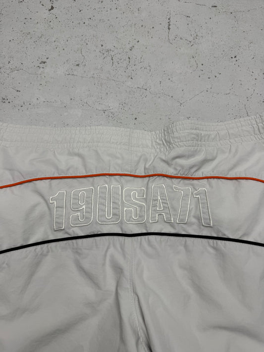 Nike vintage Trackpants Jogger Jogginghose streetwear baggy Fit grau M