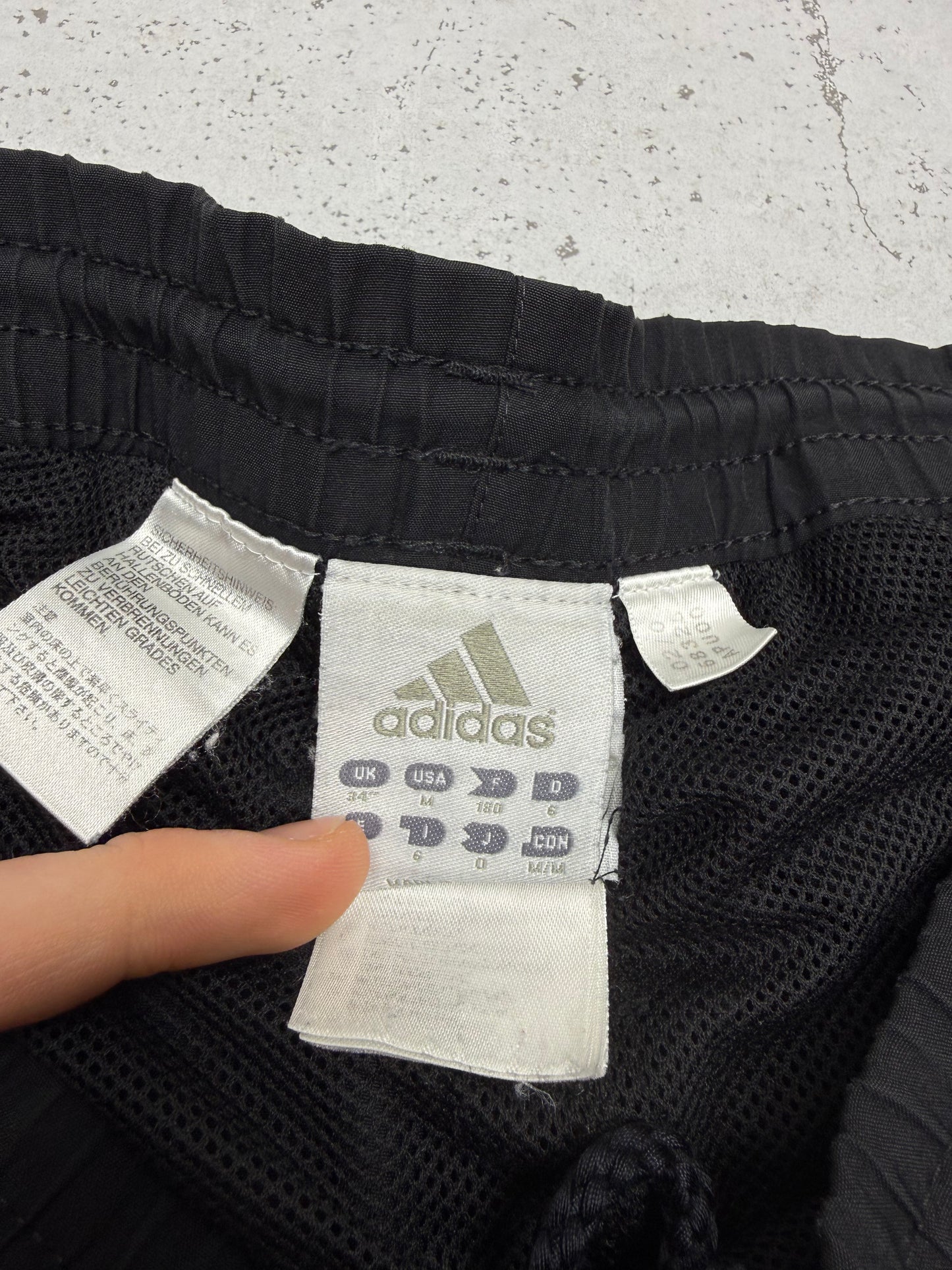 Adidas vintage Trackpants Jogginghose Jogger baggy Fit Streetwear schwarz M