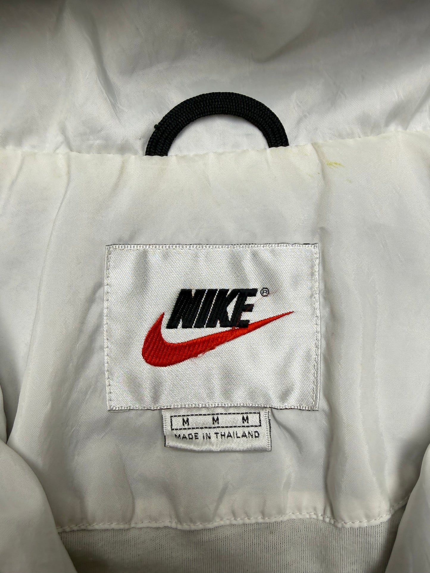 Nike vintage big Logo Trackjacket Windbreaker Jacke schwarz M