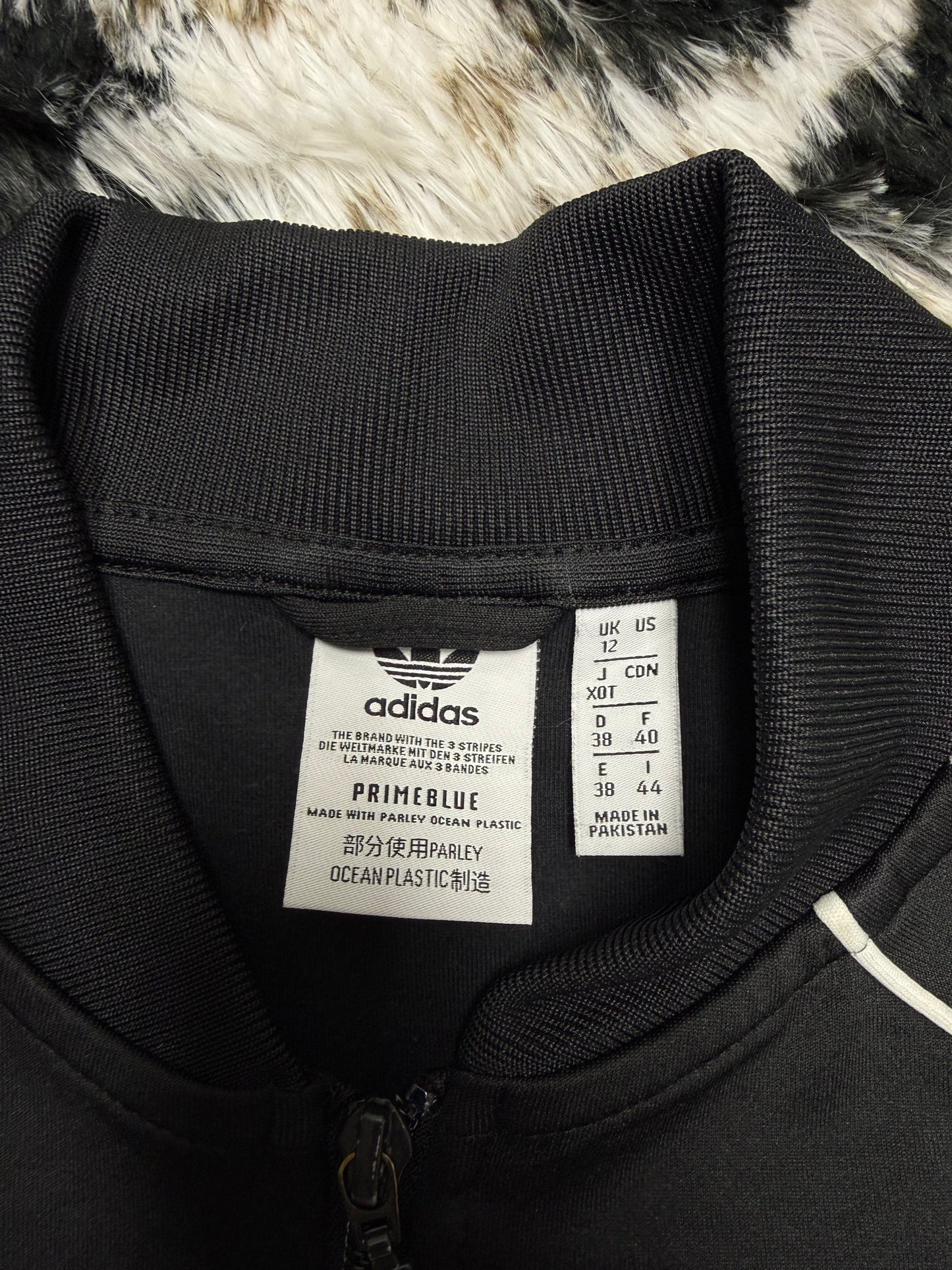 Adidas Crown originals 3 Stripes Sportjacke Zipper Trainingsjacke M