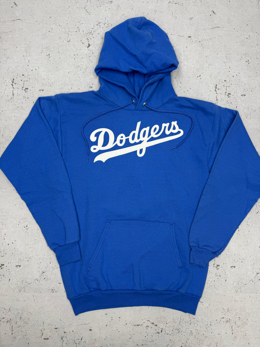 Port & Company vintage Los Angeles Dodgers MLB Hoodie blau XS
