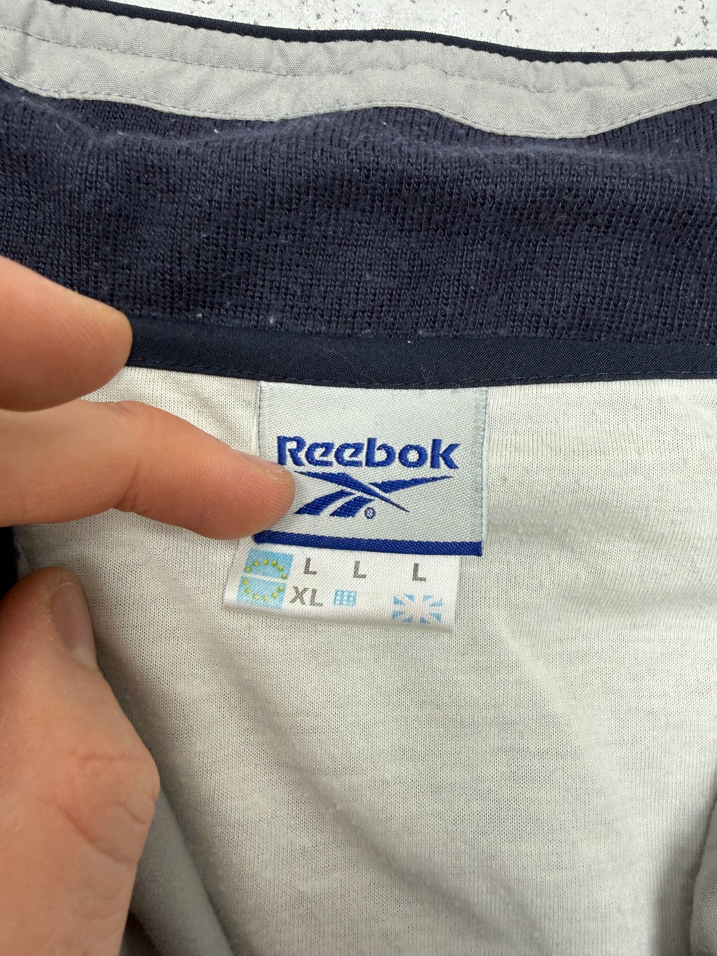 Reebok vintage Authentic Trainingsjacke Traackjacket grau L