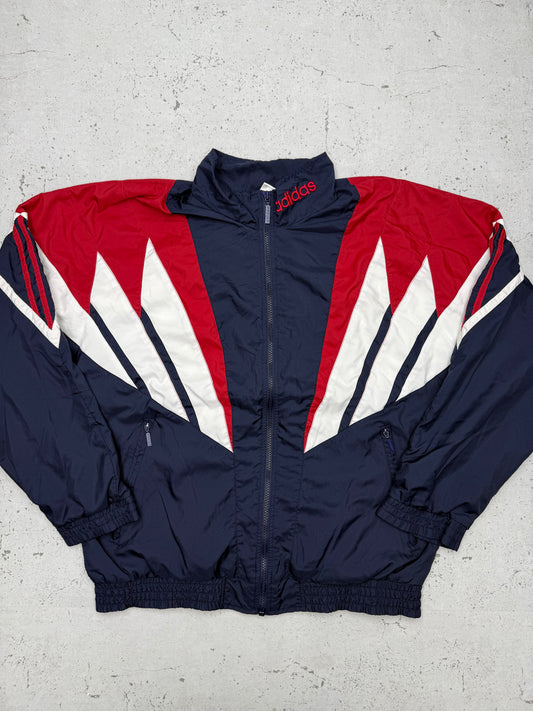 adidas vintage Trainingsjacke Windbreaker blau M