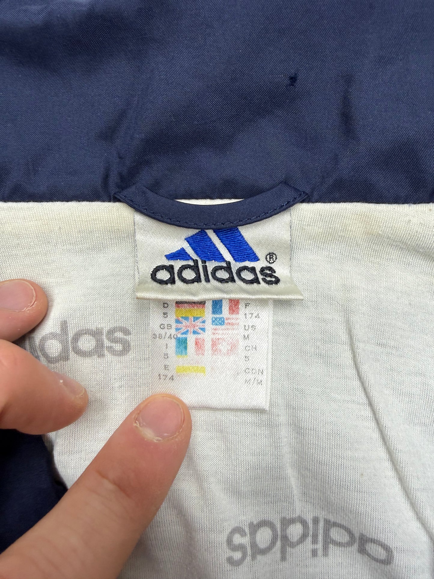 adidas vintage Trainingsjacke Windbreaker blau M