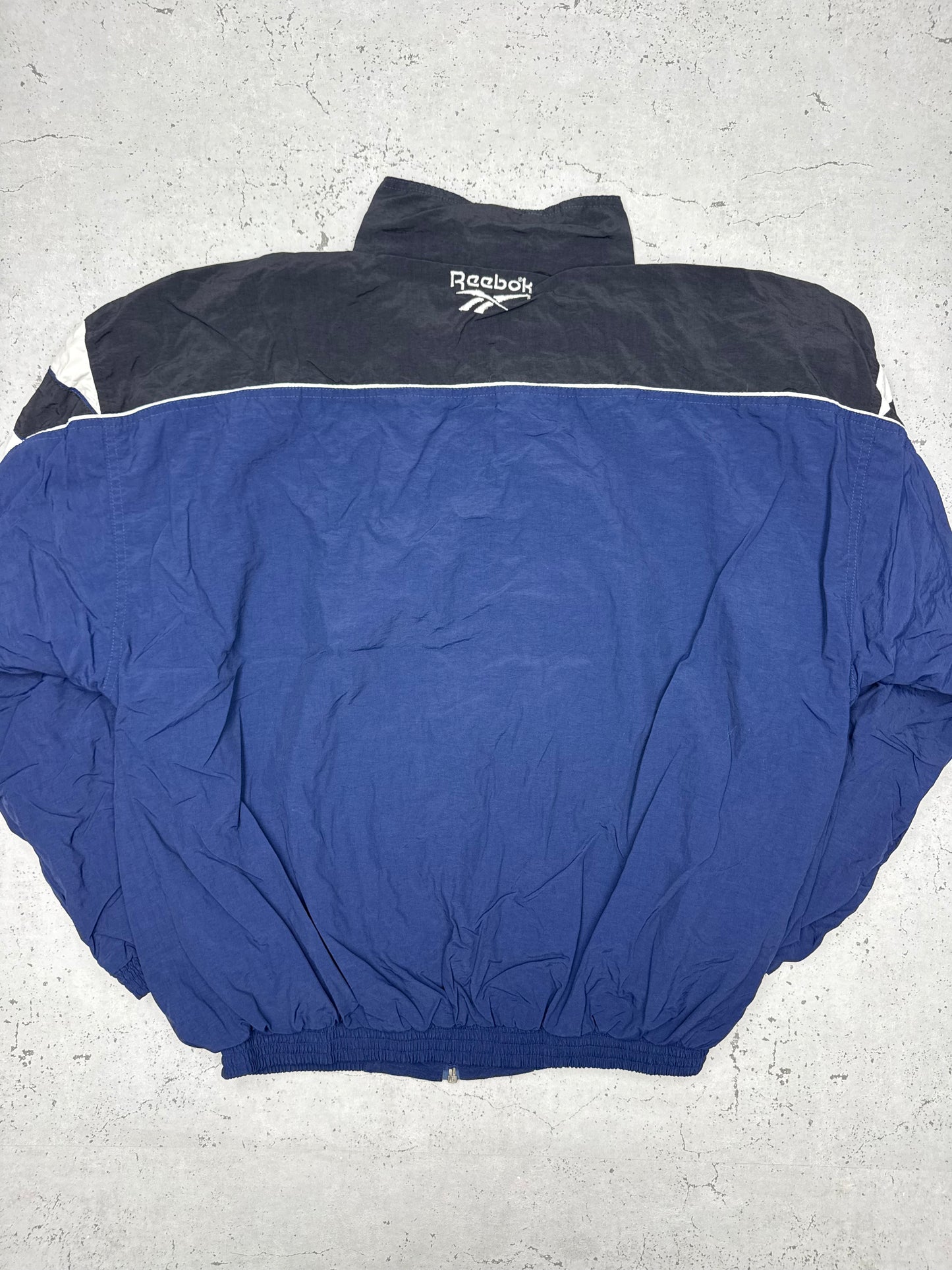 Reebok vintage Trainingsjacke Windbreaker blau L