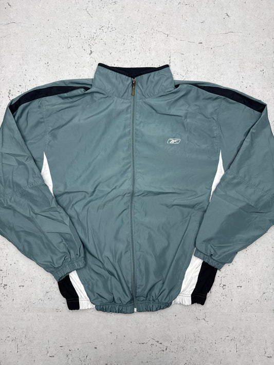 Reebok vintage Trainingsjacke Winbdreaker grün XL