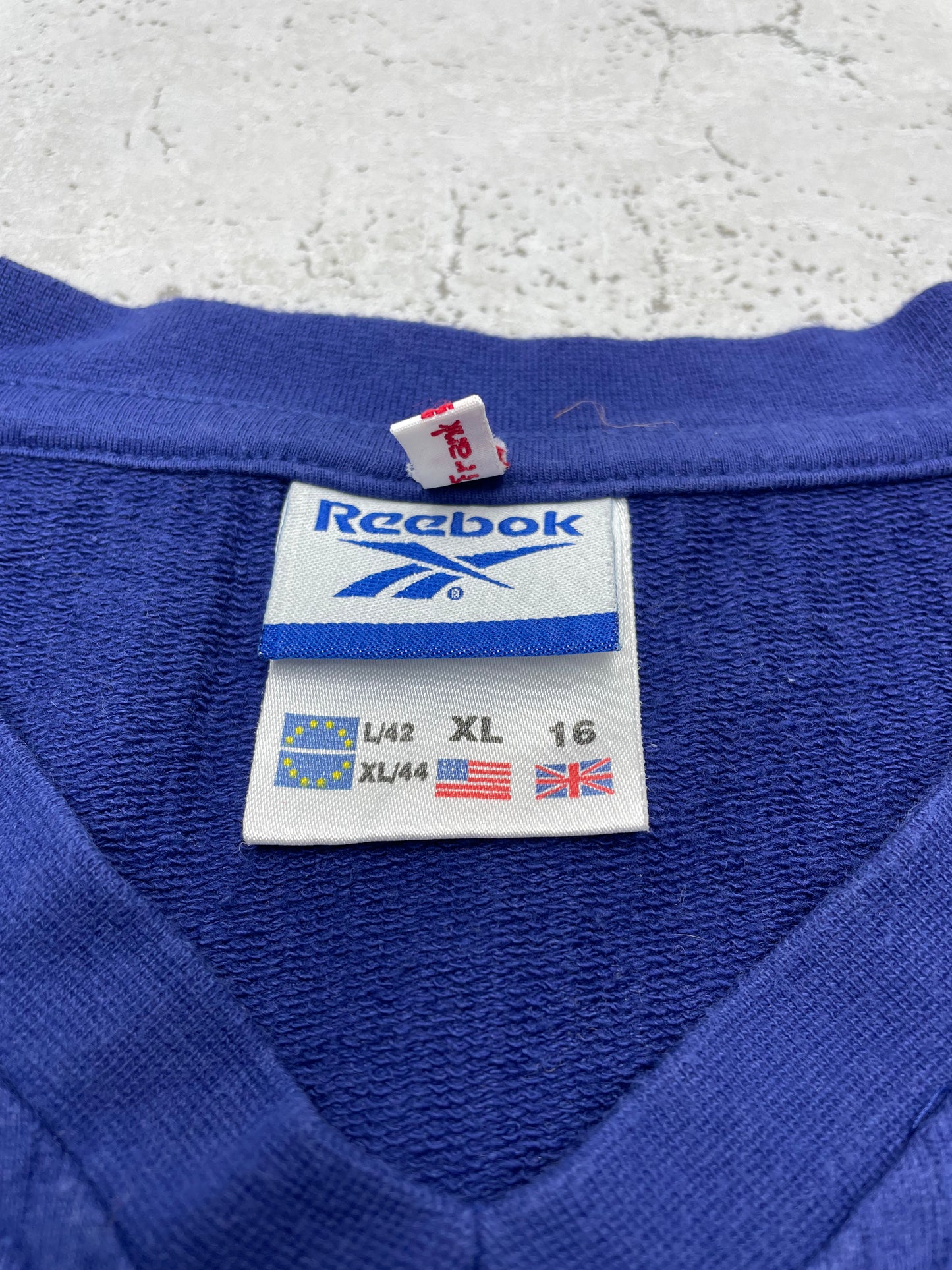 Reebok 90er Vintage Sweatshirt Blau L - MonkeysVintage