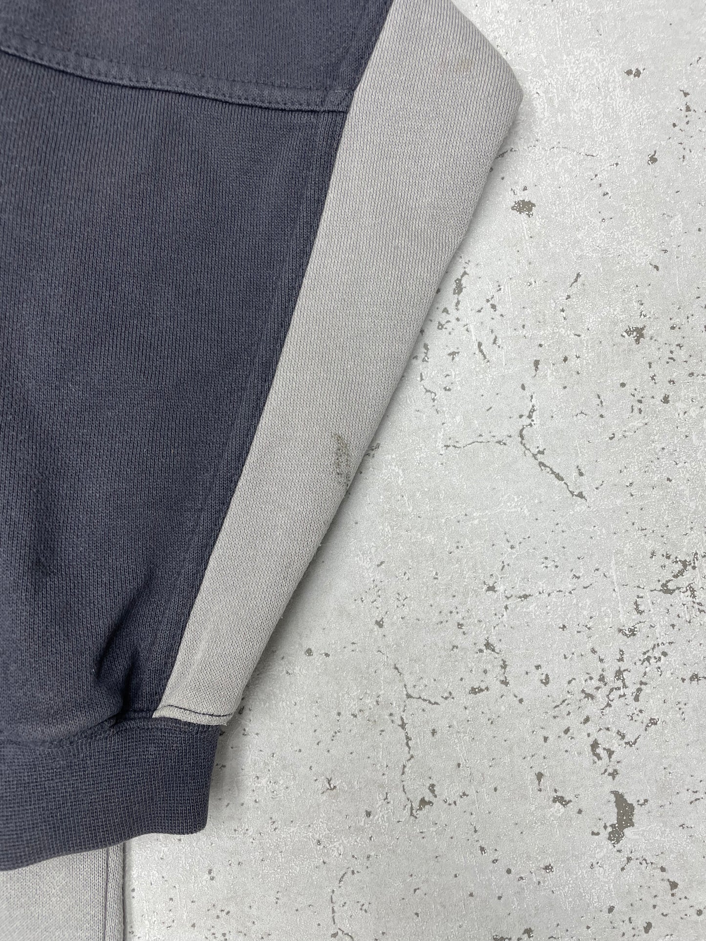 Adidas Vintage Y2K Sweatshirt Blau Grau XS - MonkeysVintage