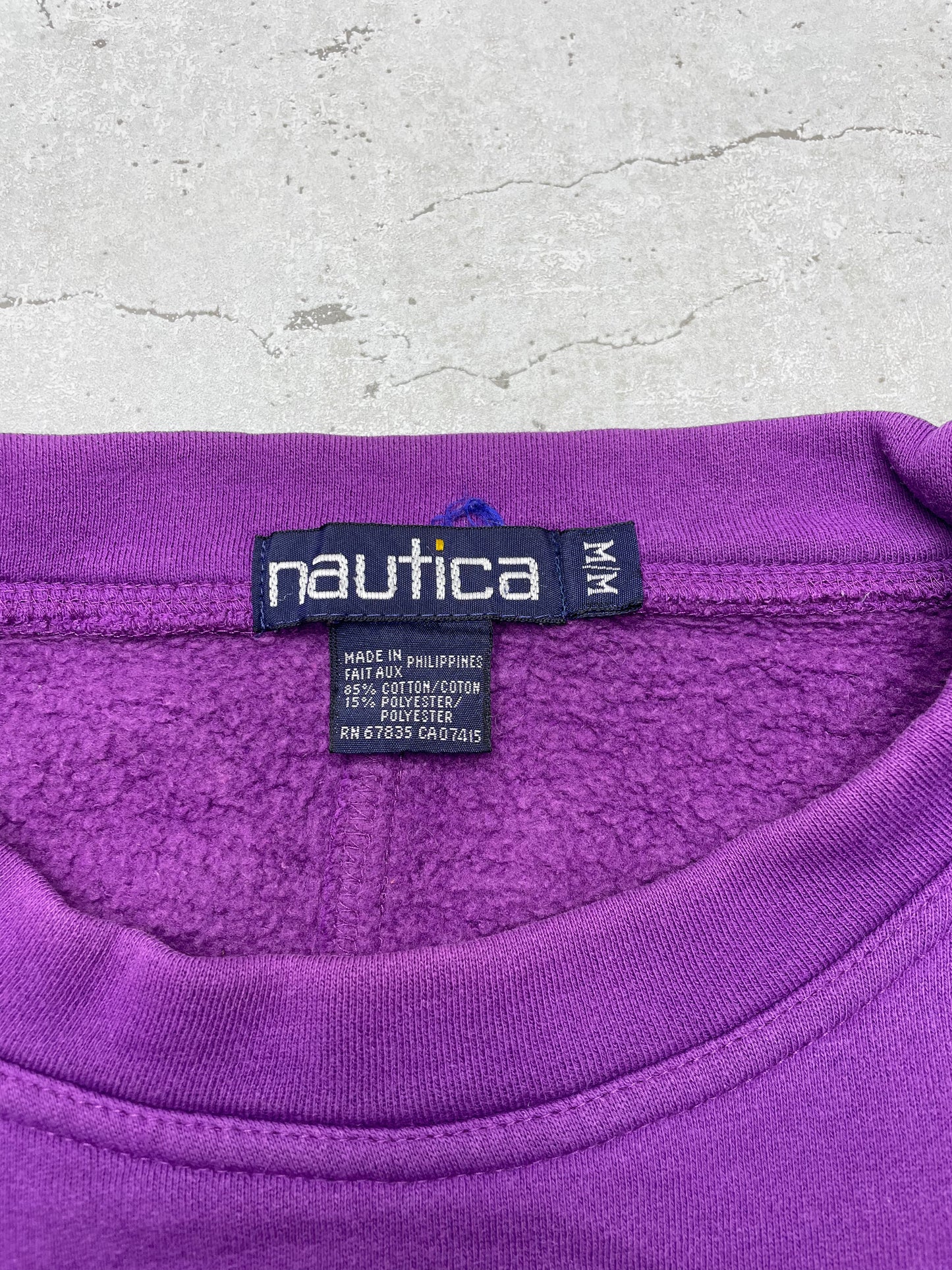 Nautica Vintage Sweatshirt Lila M - MonkeysVintage