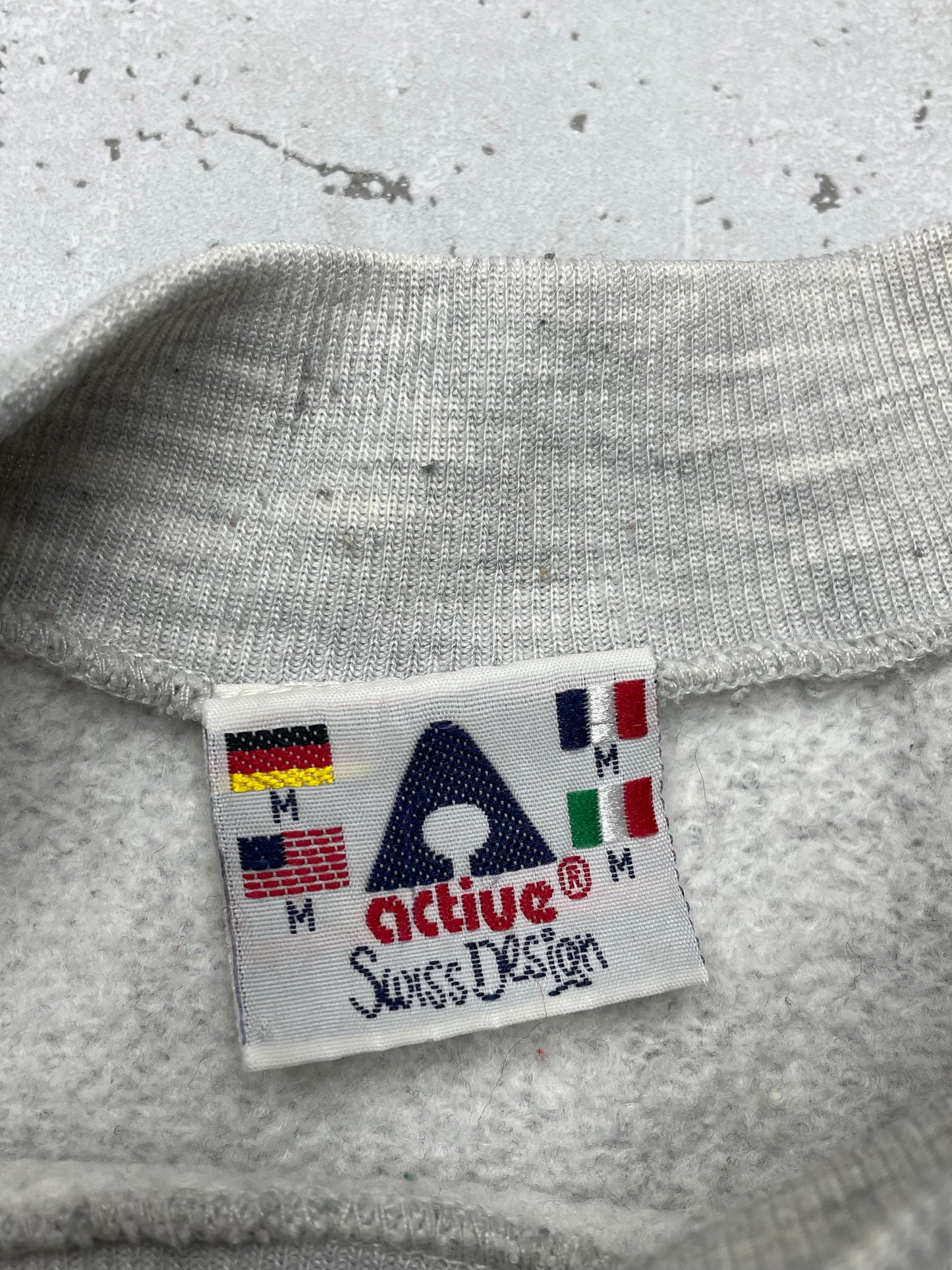 Alaska Vintage USA Sweatshirt Grün Grau M - MonkeysVintage