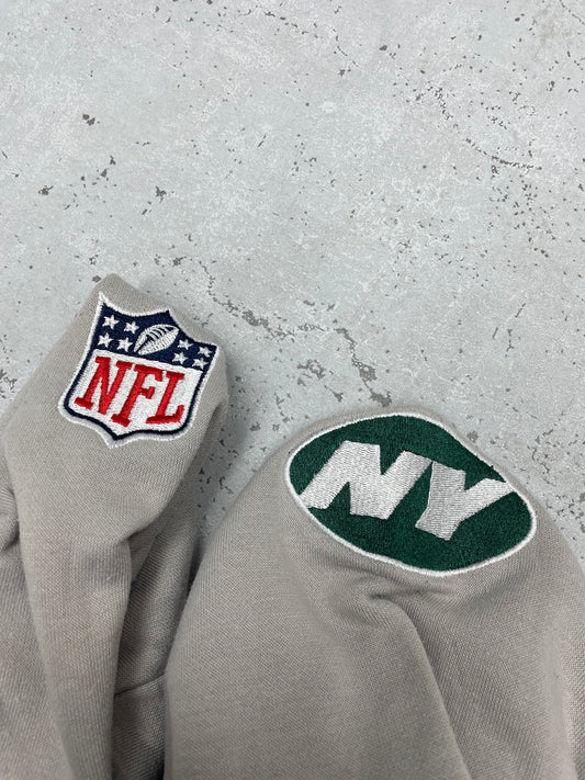 NFL New York Jets Vintage Sweatshirt Grau Grün L - MonkeysVintage