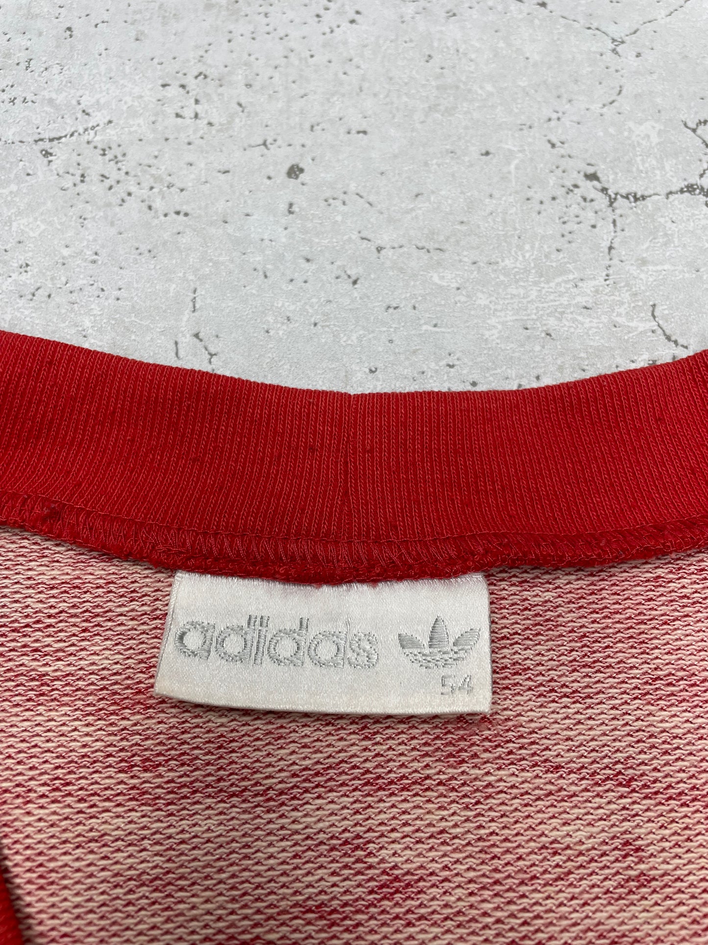 Adidas 80er Ivan Lendl Vintage Pullunder Sweatshirt Rot M - MonkeysVintage