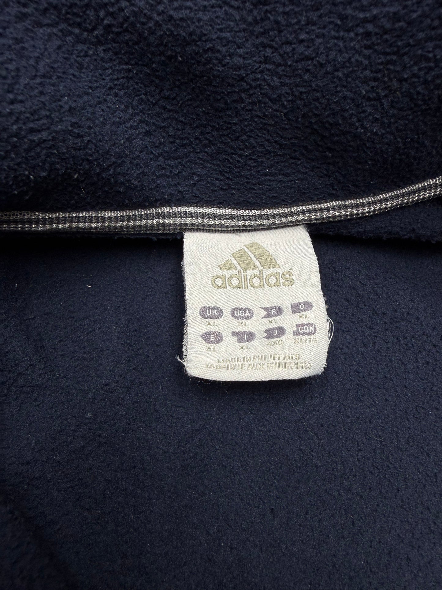 Adidas vintage Fleece Jacke Zipper L