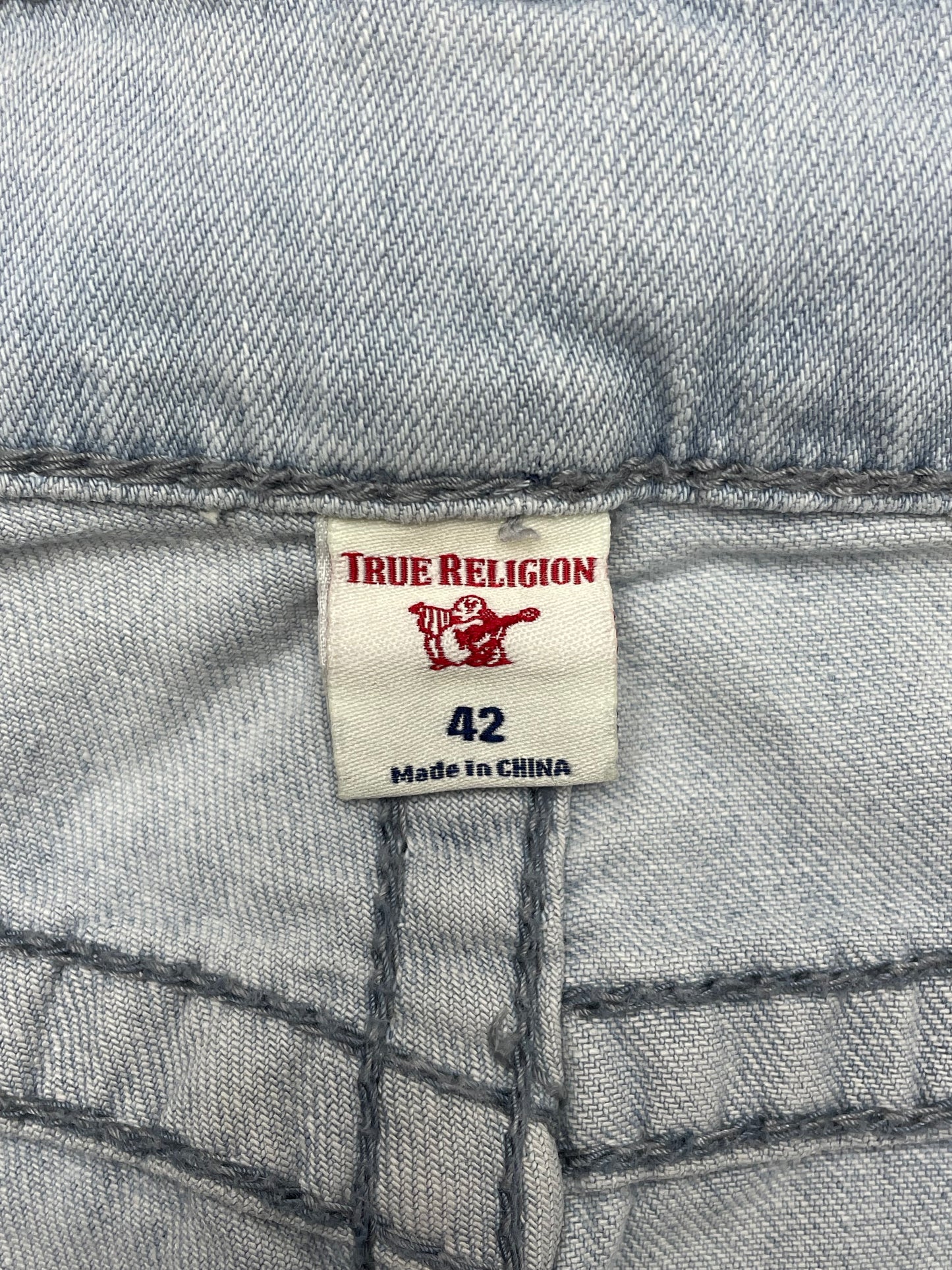 True Religion Rocco Vintage Jeans Straight Leg Fit W42 L32 - MonkeysVintage