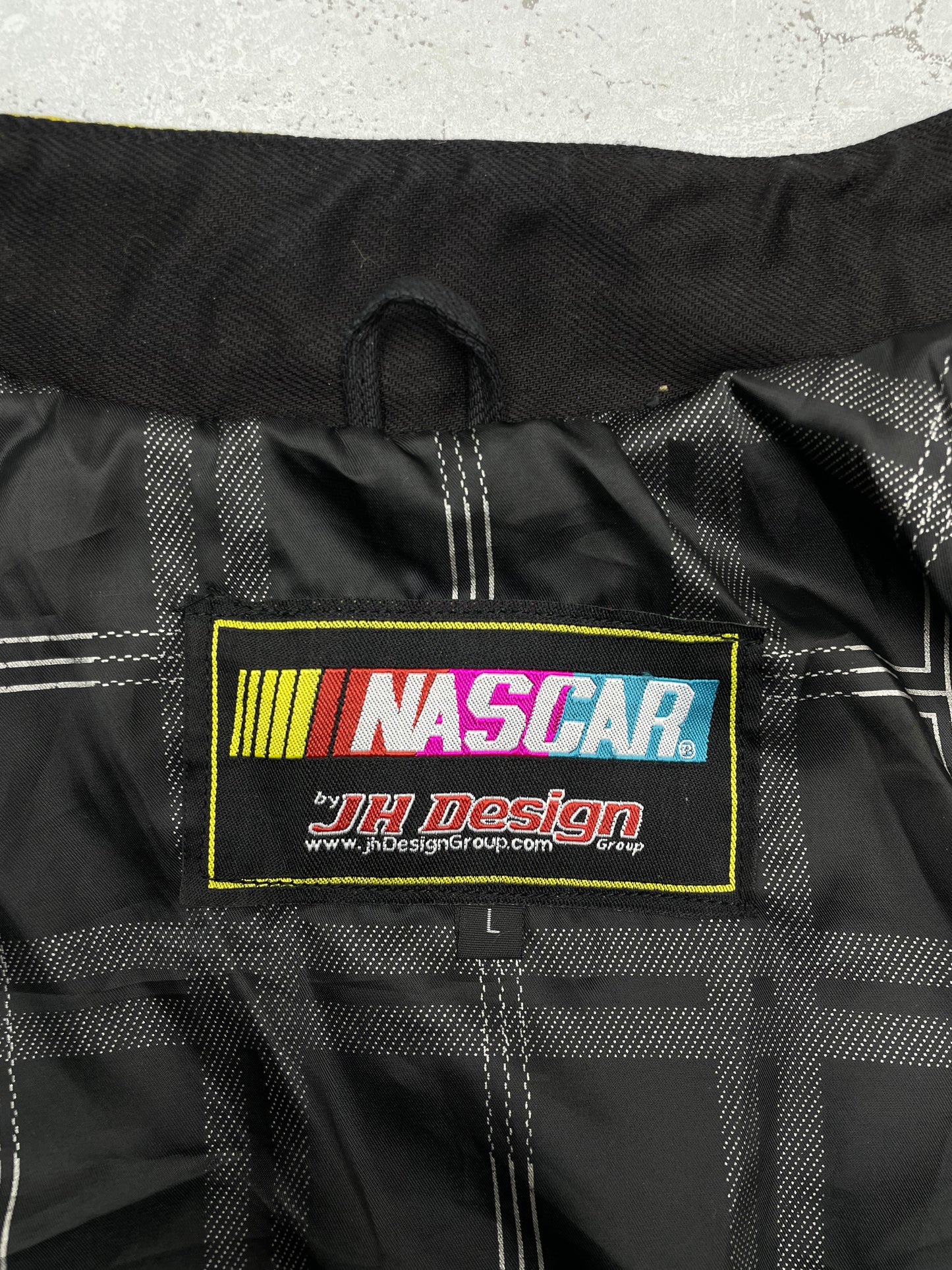 Nascar M&Ms Vintage Racing Jacke Patches Schwarz L - MonkeysVintage