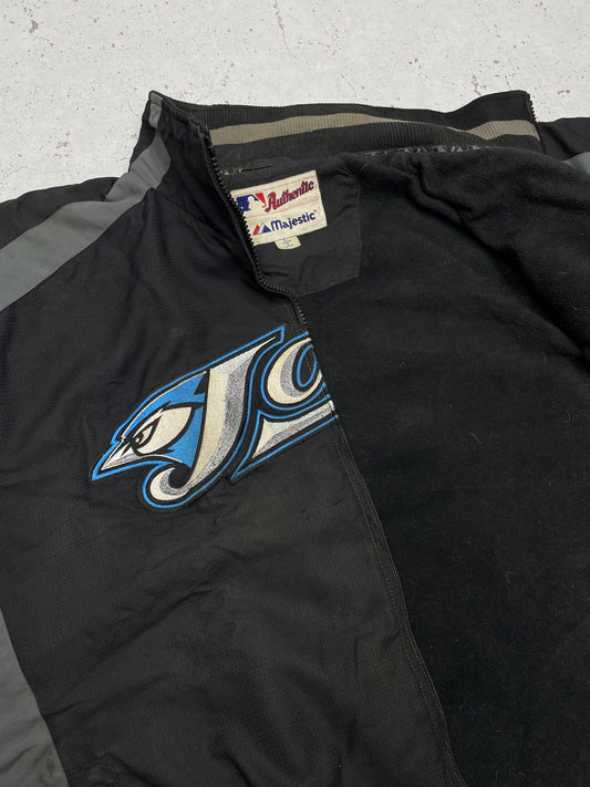 MLB Jays USA Vintage Jacke Schwarz Grau L - MonkeysVintage