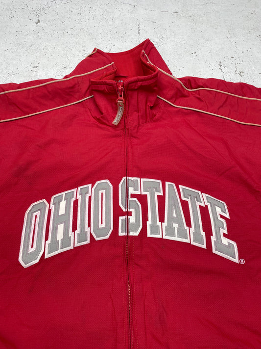 Ohio State Majestic Vintage Jacke Rot M - MonkeysVintage
