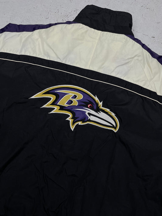NFL Ravens USA Vintage Jacke Schwarz Lila XL - MonkeysVintage