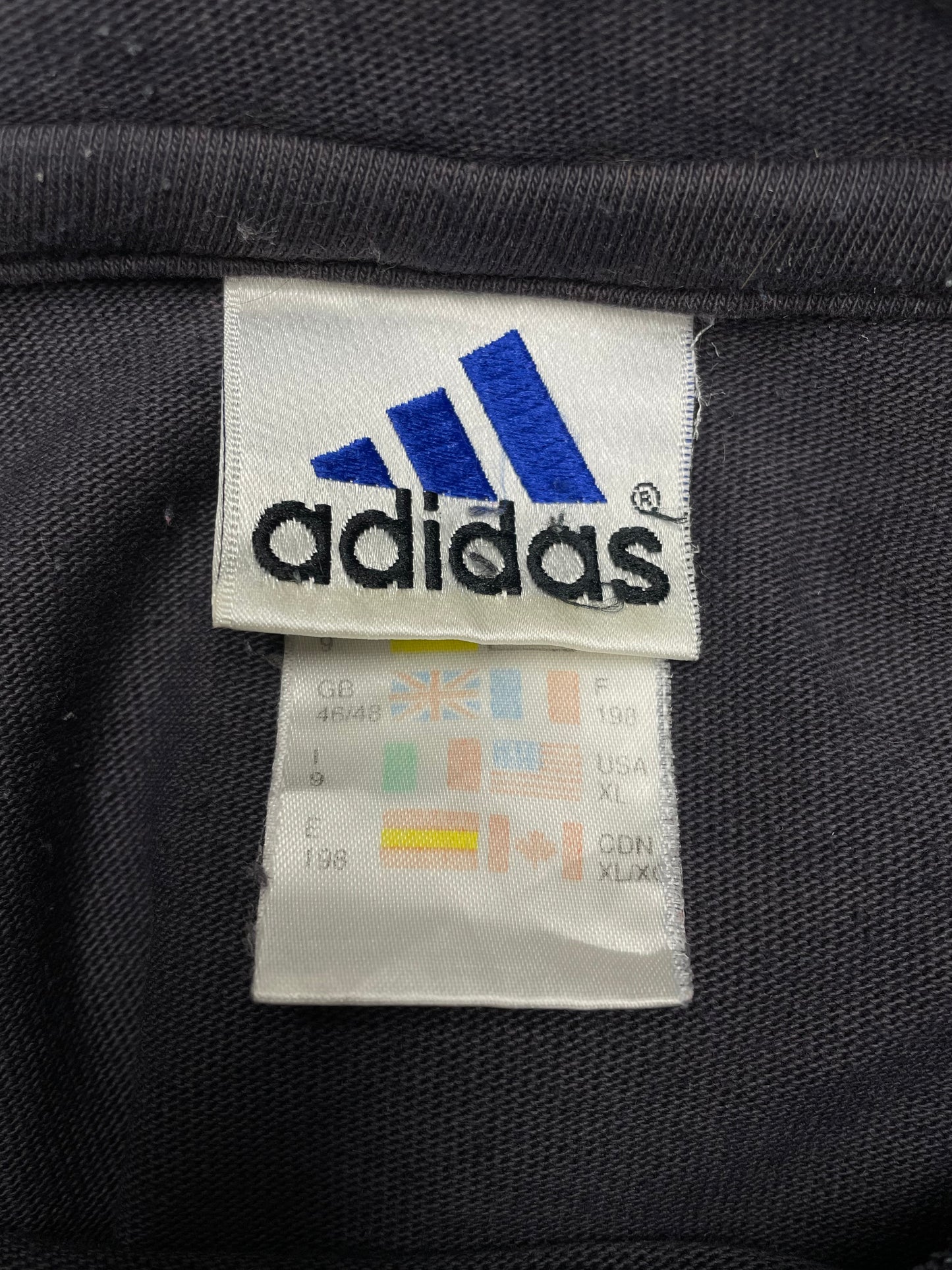 Adidas Vintage Sweatshirt Active Wear Blau XL - MonkeysVintage