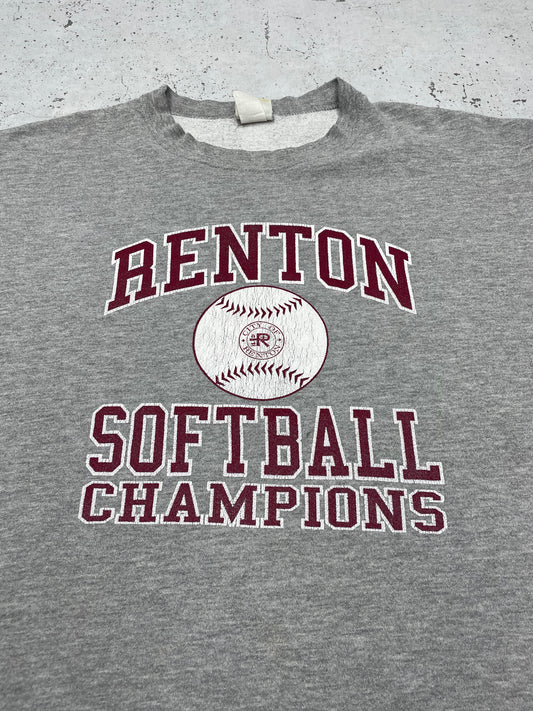 Lee USA Pro Sports Vintage Sweatshirt Grau L - MonkeysVintage