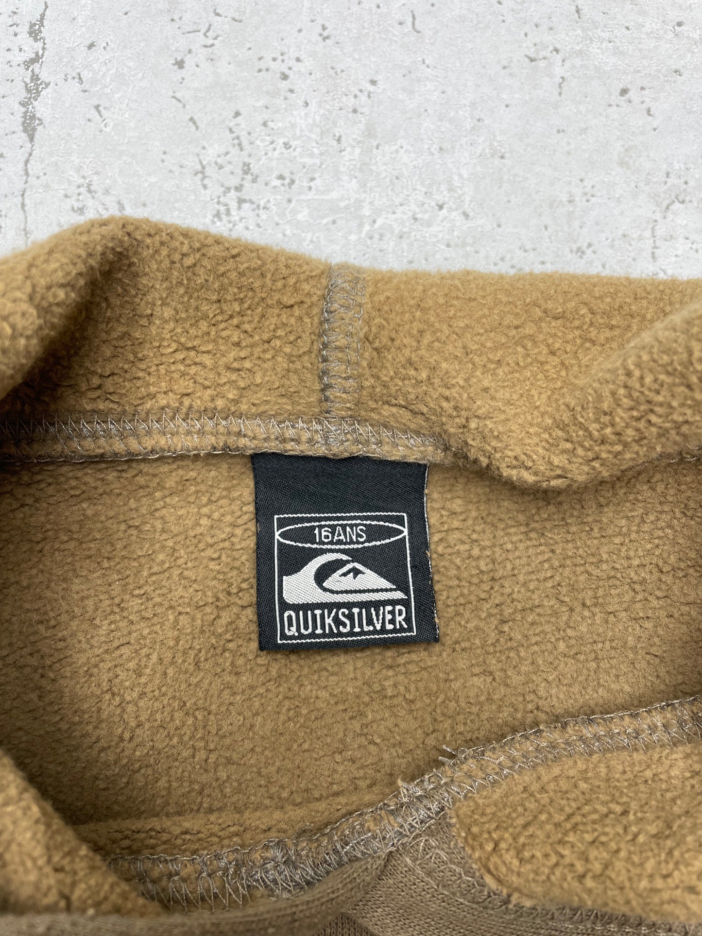 Quicksilver Vintage Weste Pullover khaki S - MonkeysVintage