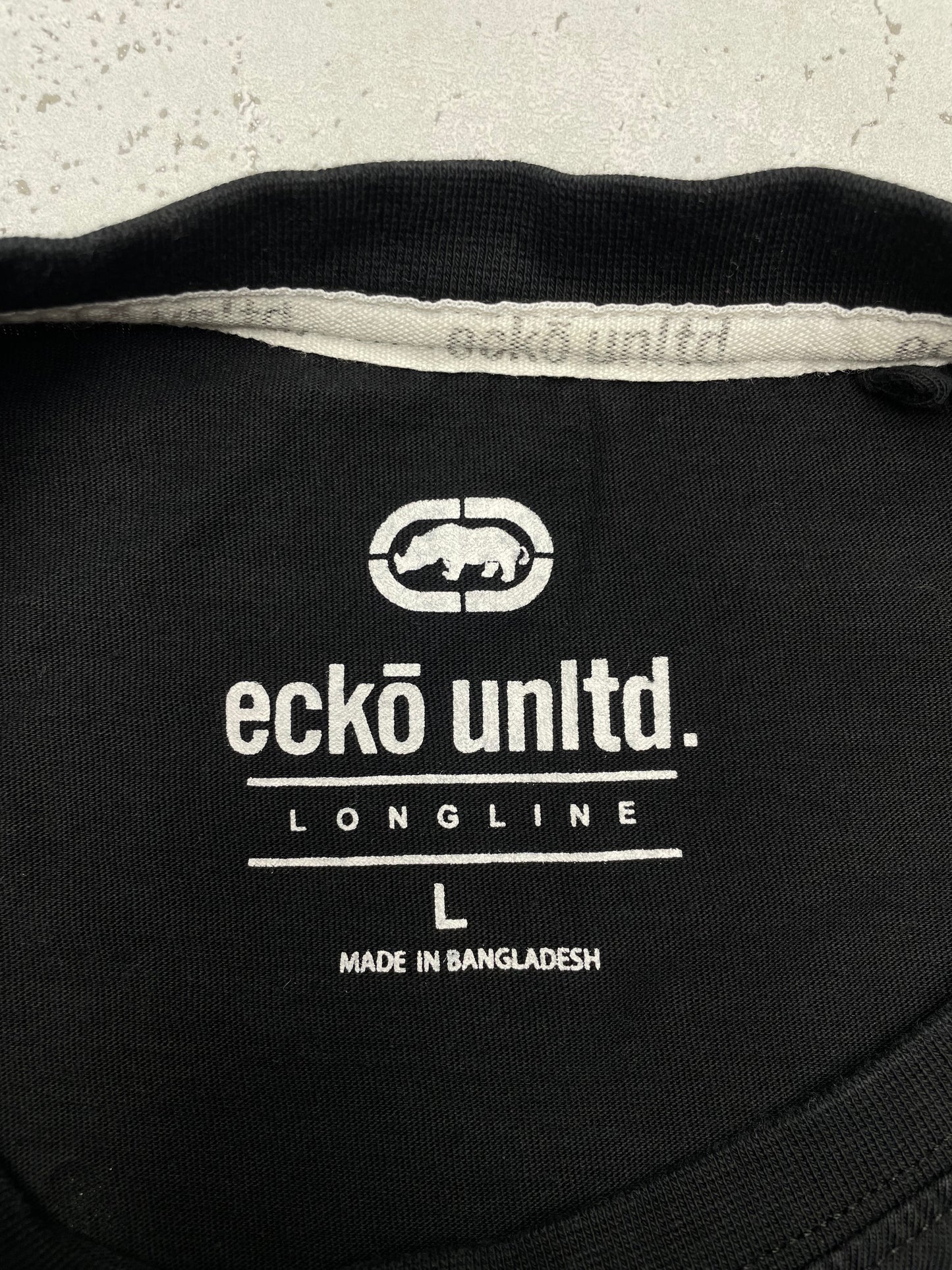 Ecko Unltd. Vintage longsleeve langarm Shirt schwarz L - MonkeysVintage