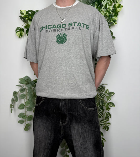 Nike Basketball Chicago State Vintage T-Shirt Grau XL - MonkeysVintage