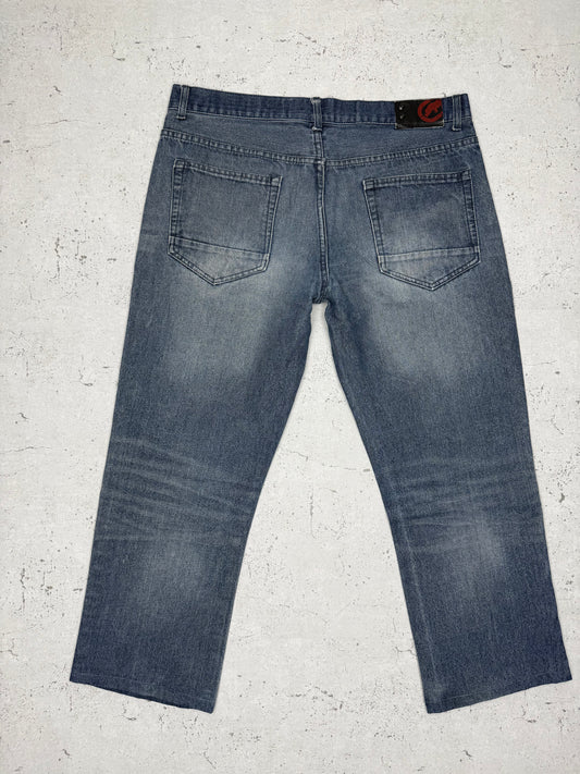 Ecko Unltd. Vintage Straight Leg Jeans Blau W36 L30 - MonkeysVintage